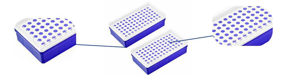 72well Microcentrifuge Tube Rack