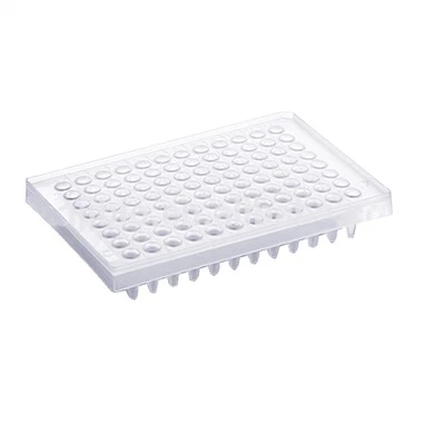 Laboratory Disposable Sterile Semi-suknja DNase RNase Free Clear 0.2ml 96-well PCR Plate